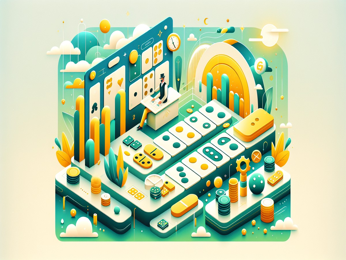 SLOTPARK Dominos Game - Engage in exciting gameplay with friends.